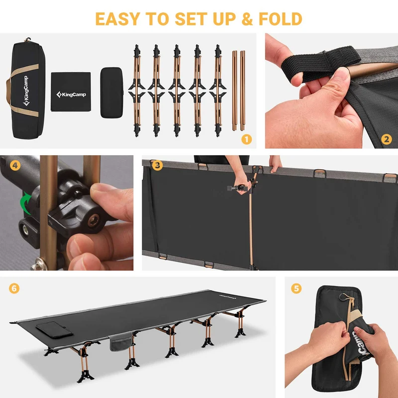 Extra Wide and Long Ultralight Elevated Bed