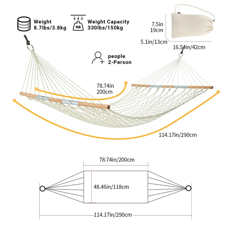 Double Cotton Hammock
