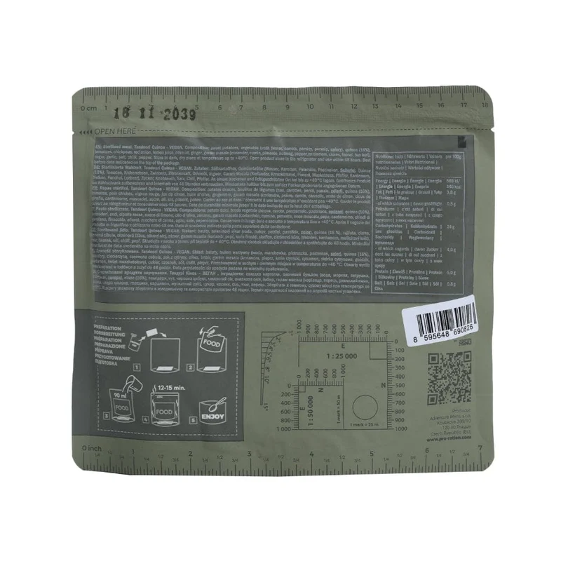 Tandoori Quinoa 400g tactical meal ready to eat