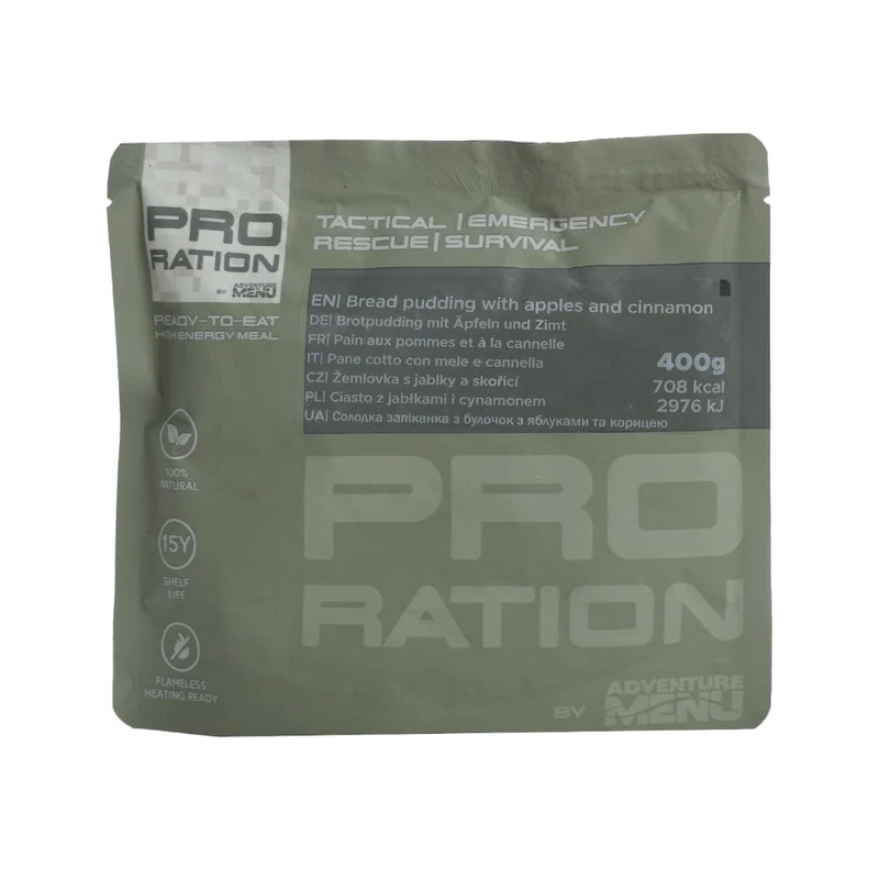 Brotpudding mit Äpfeln und Zimt 400g tactical meal ready to eat