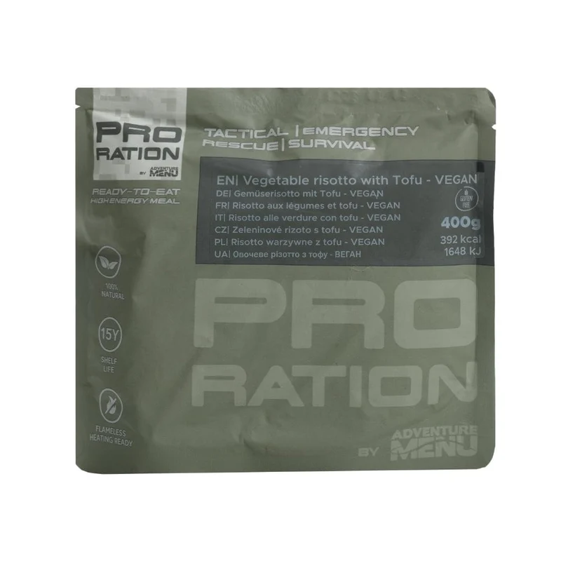 Gemüserisotto mit Tofu 400g tactical meal ready to eat