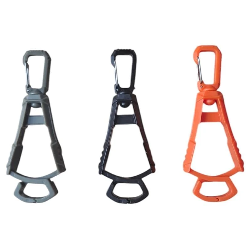 Handschuhhalter Clip mit Karabinerverschluss