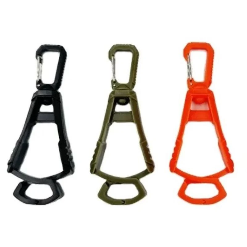 Handschuhhalter Clip mit Karabinerverschluss