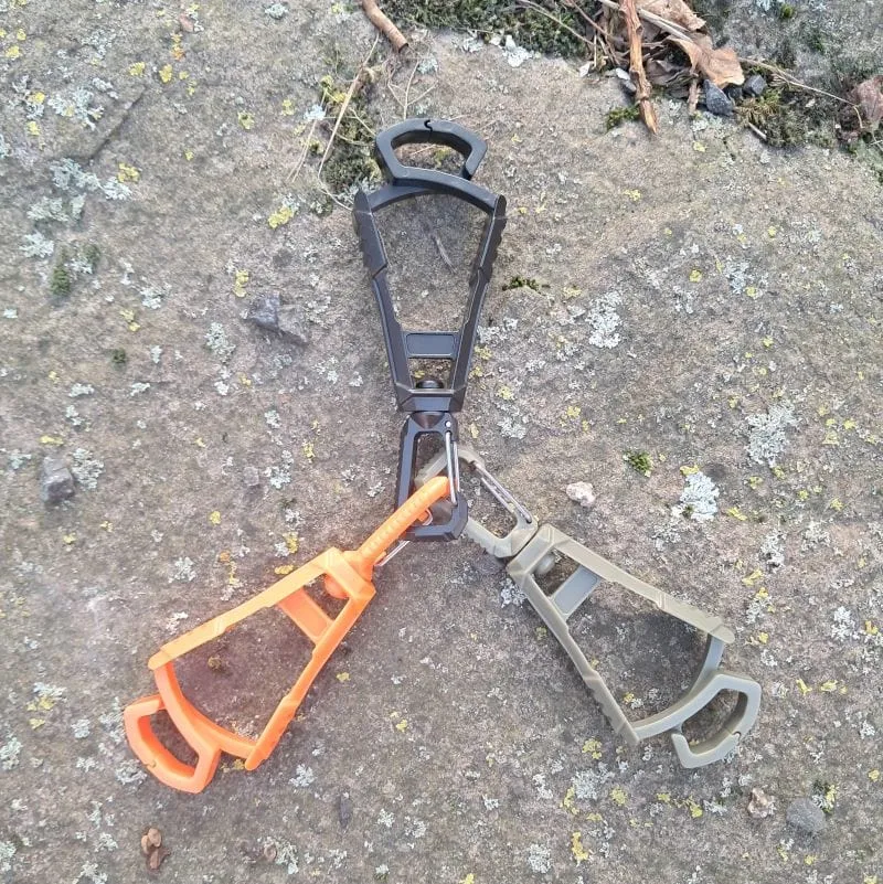 Handschuhhalter Clip mit Karabinerverschluss