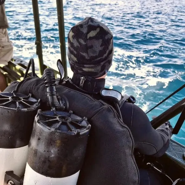 Commando Black Camo Beanie