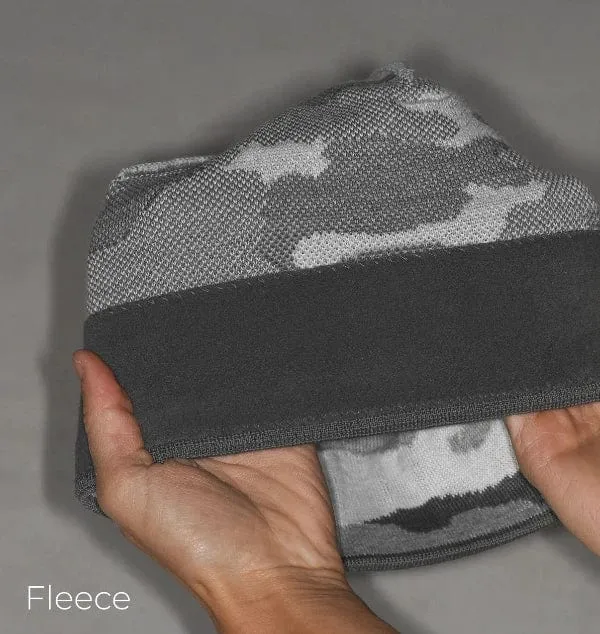 Commando Black Camo Beanie