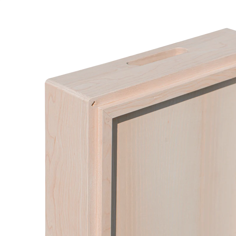 Serviertablar aus heimischer Esche Massivholz für Rako Kiste - Swiss Made vom Büssli-Shop