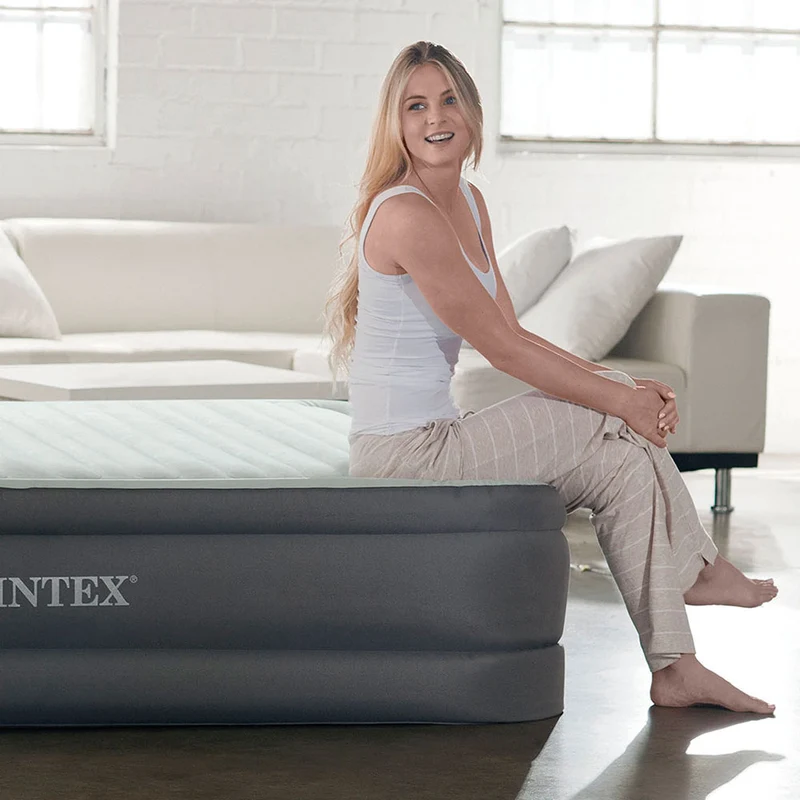 Luftbett Deluxe PremAire I, 99x191x46cm, mit doppellagiger Fiber-Tech Innenkonstruktion und FastFill Pumpe