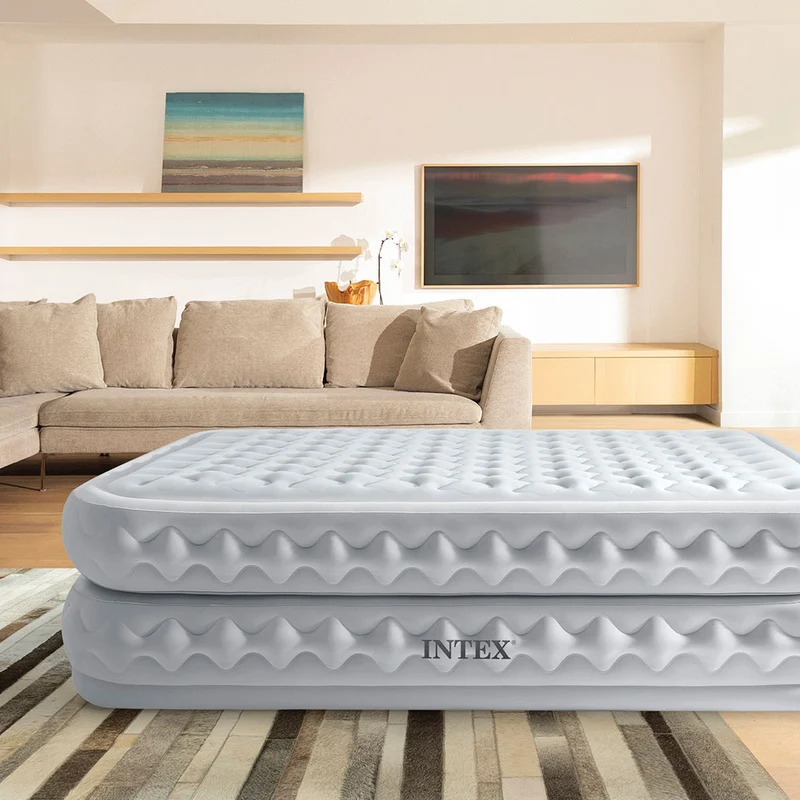 Luftbett Deluxe Supreme Air Flow, 152x203x51cm, mit FastFill Pumpe