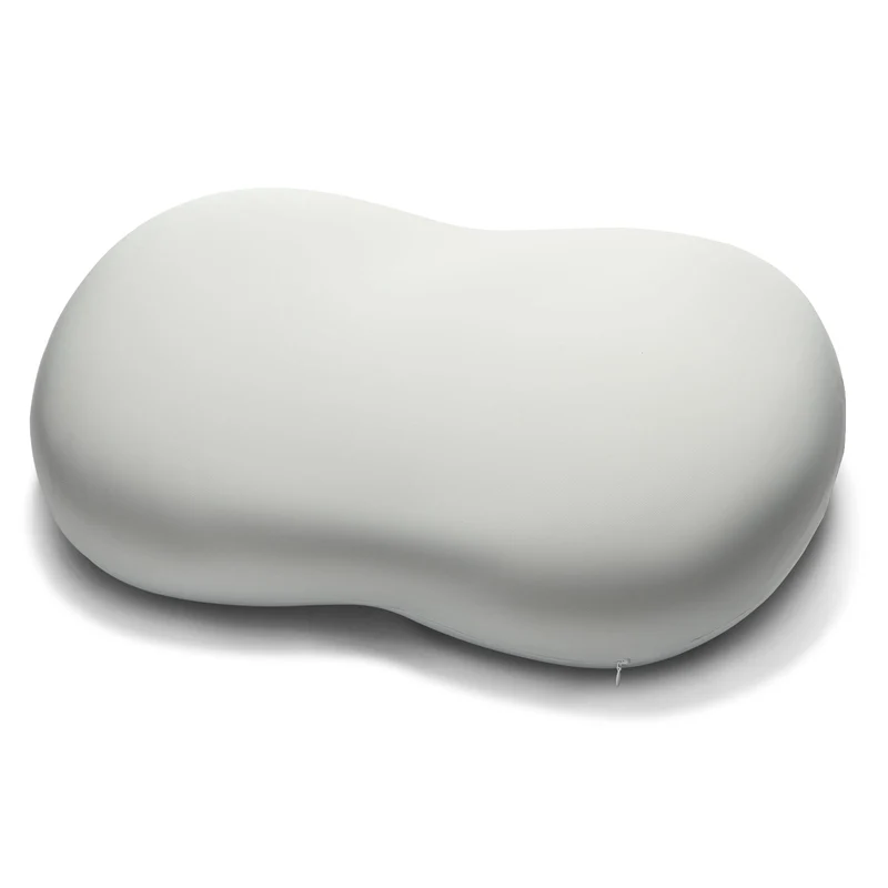 SUGIFT Cervical Memory Foam Pillow and Contour Neck Pillow with Cooling Ice Silk Cover for Side Sleeper Neck Pain Relief, Gray Green