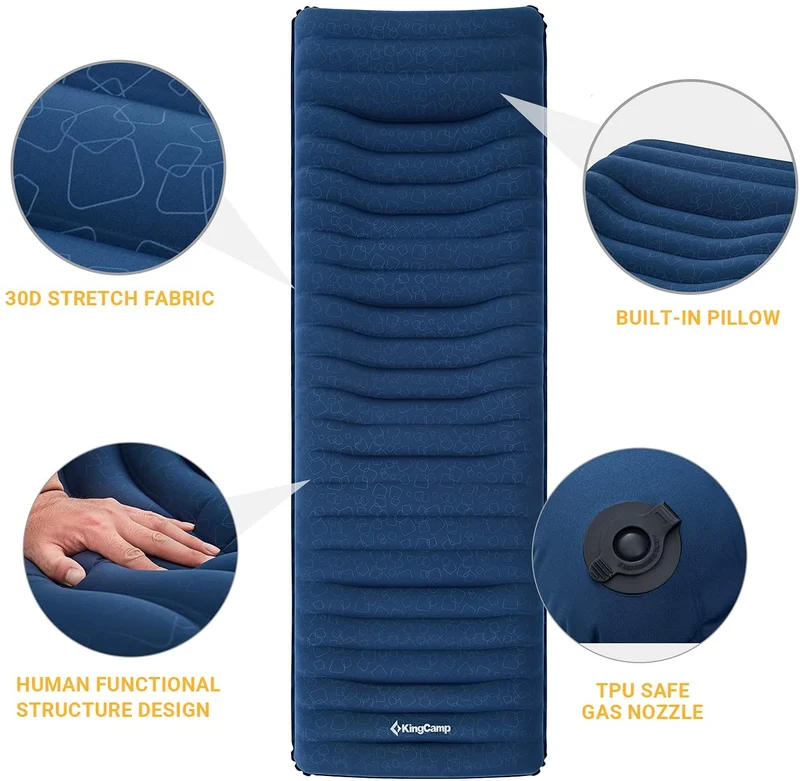Ergonomic Stretching Inflatable Sleeping Pad