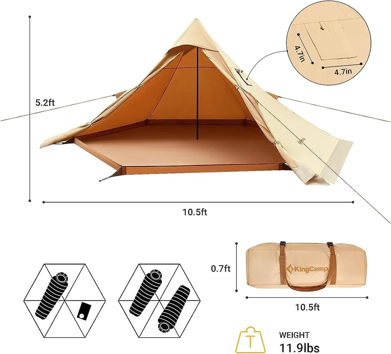 T/C Pyramid Hot Tent