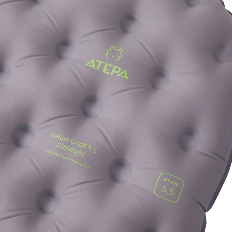 ATEPA GridX 6.8 Ultralight Insulated Sleeping Pad – R‑Value 6.8, 4‑Season to Winter Camping Mat