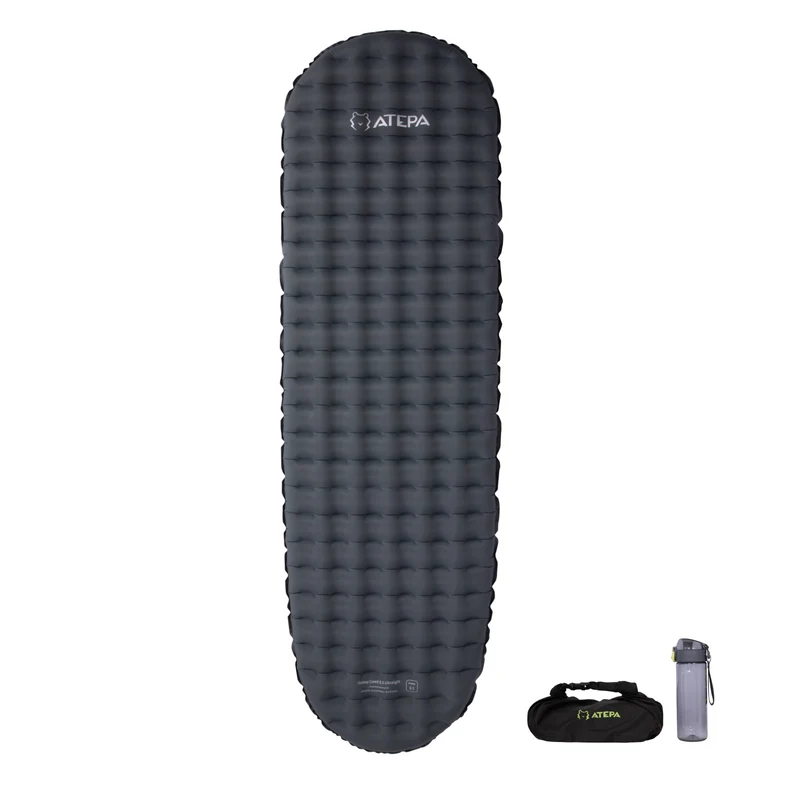 ATEPA Ultralight Mummy Sleeping Pad – R-Value 4.4, 3.15" Thick Inflatable Mat for Backpacking