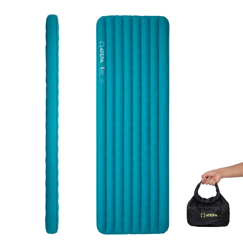 ATEPA EdgeX 5 Ultralight Sleeping Pad – R-Value 5.0, Insulated Inflatable Pad for 3-Season & Winter Backpacking
