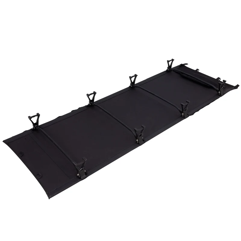 KingCamp Ultralight Folding Camping Cot for Adults - 4.85lb Portable Compact Camp Bed with Pillowcase for Solo Camping & Emergency Prep