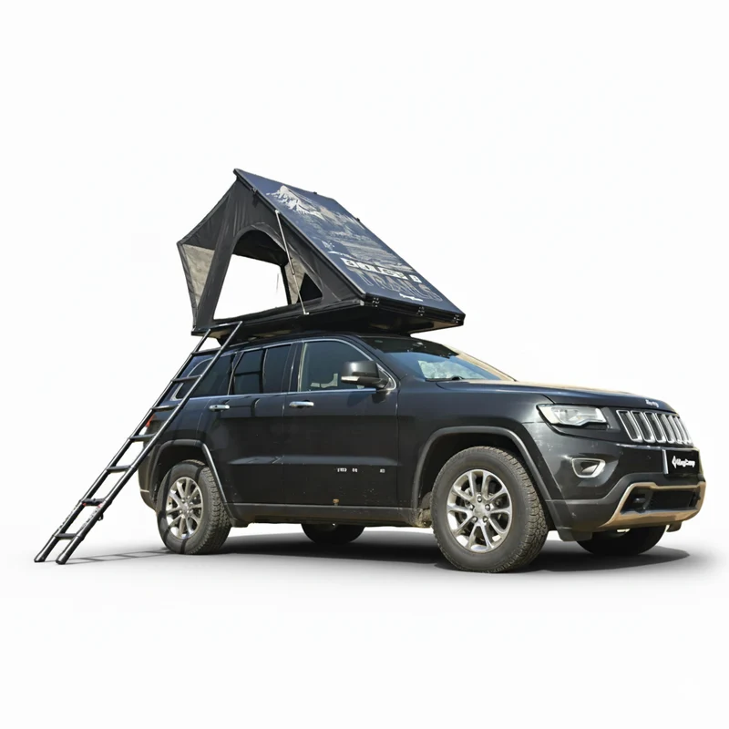 KingCamp ENDLESS 8 Rooftop Tent – 3‑Second Set‑Up, Ultra‑Thin 8cm Hard Shell, Waterproof & Lightweight for SUV/Truck Overlanding