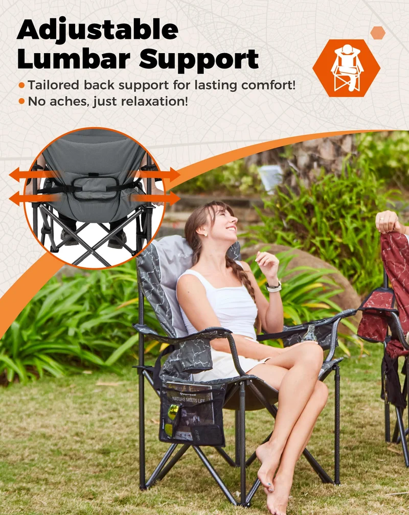 KingCamp JUNIPER C10 Heavy Duty Folding Camping Chair