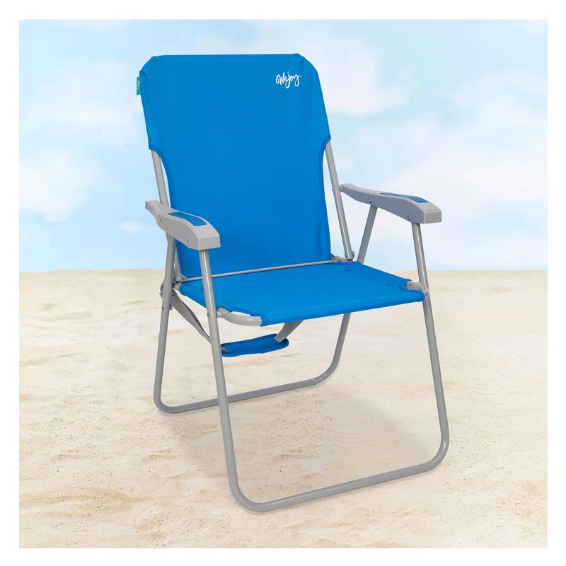WEJOY Tall Beach Chair Blue