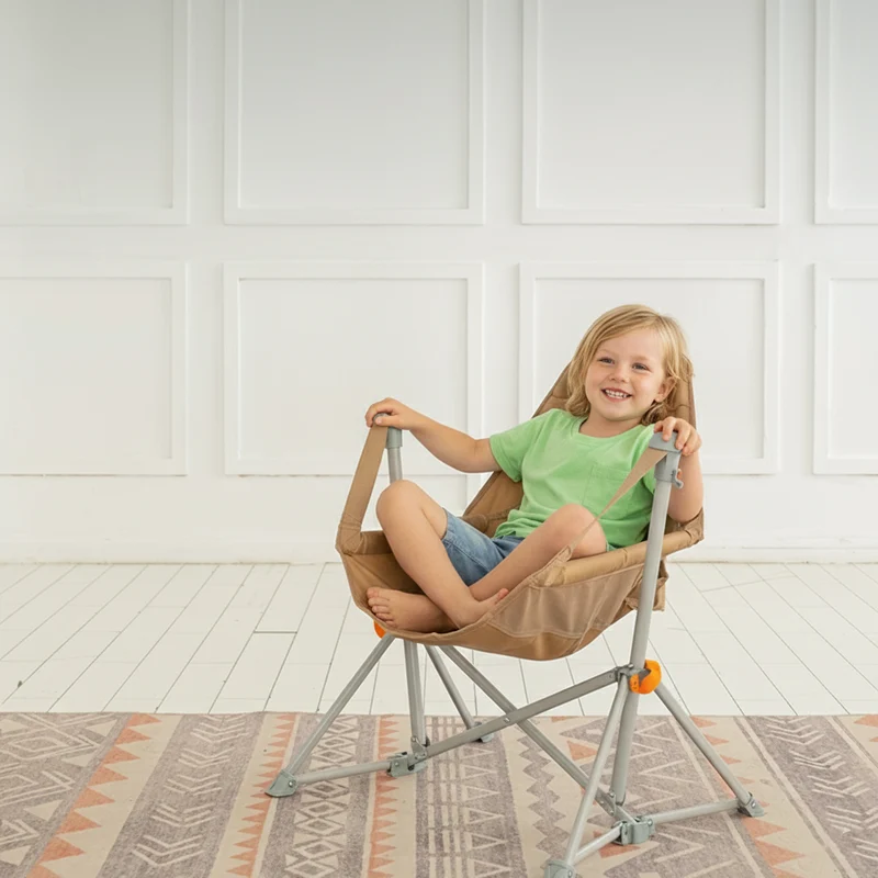 KingCamp Kids Hammock Chair with Stand - Secure Folding Chair for Outdoor & Indoor Use - Perfect for Gift-Giving