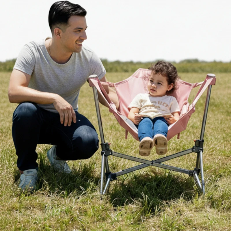 KingCamp Kids Hammock Chair with Stand - Secure Folding Chair for Outdoor & Indoor Use - Perfect for Gift-Giving