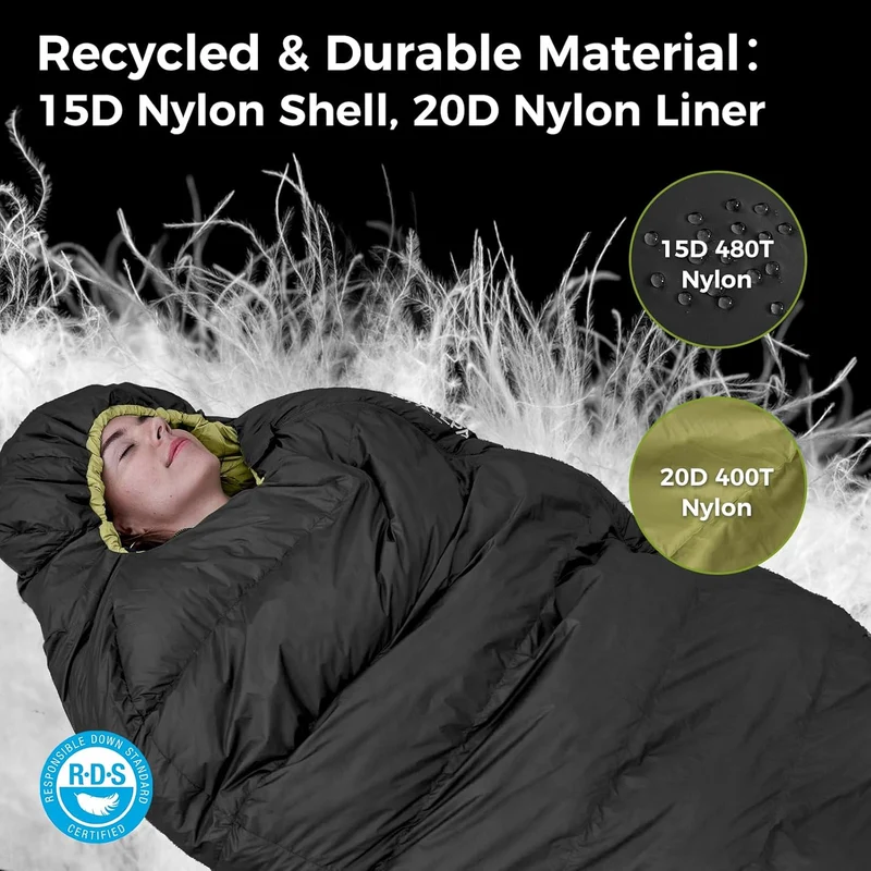 ATEPA ELEMENTS 450 Down Mummy Sleeping Bag