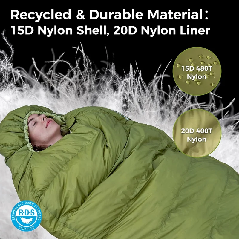 ATEPA ELEMENTS 450 Down Mummy Sleeping Bag