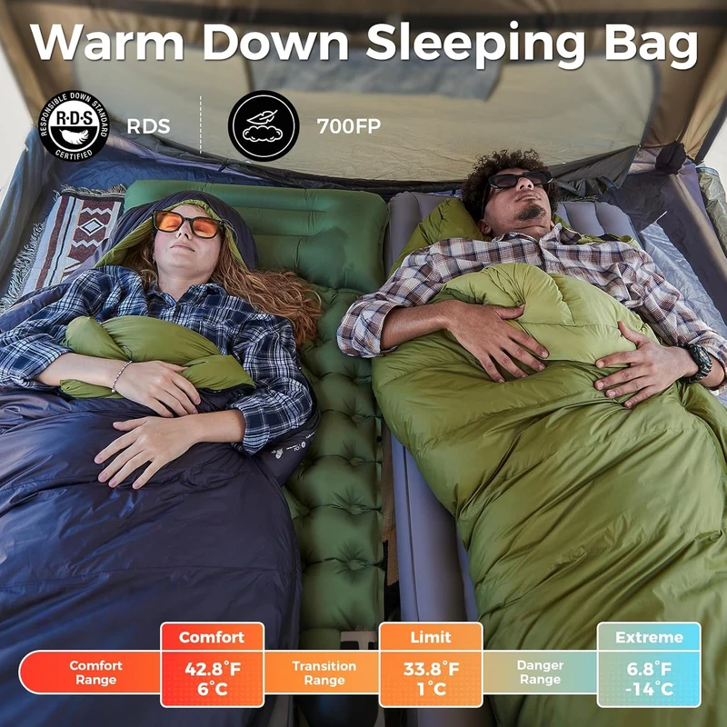ATEPA ELEMENTS 450 Down Mummy Sleeping Bag