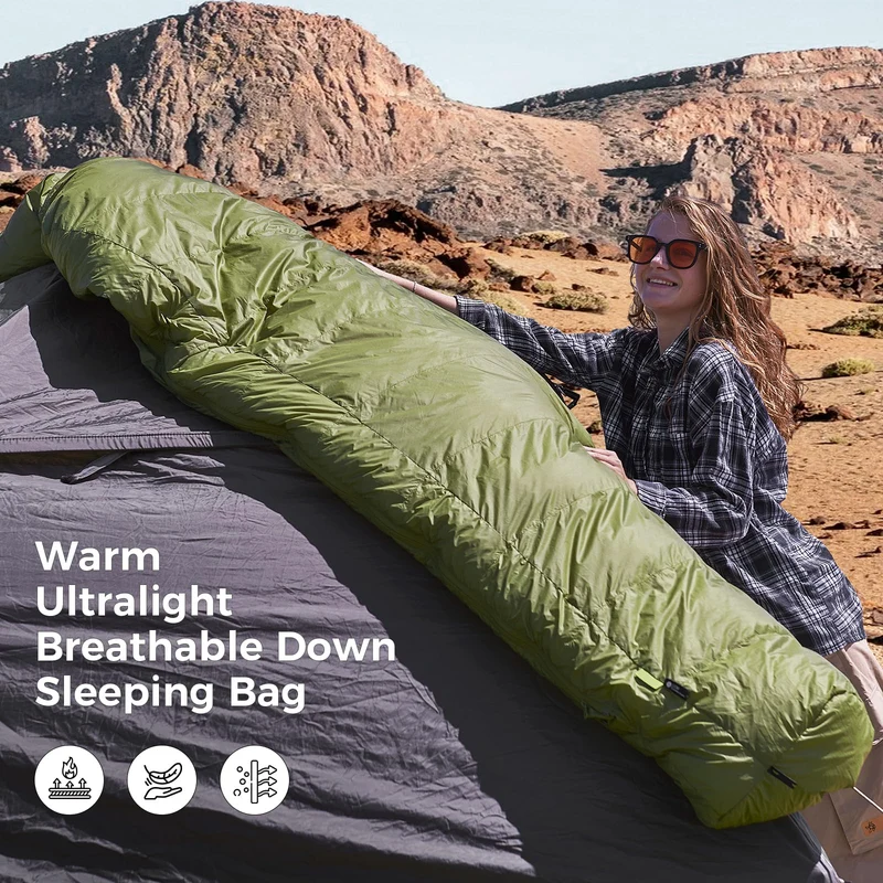 ATEPA Elements 450 Coldmaster™ Mummy Sleeping Bag 42.8°F to 6.8°F