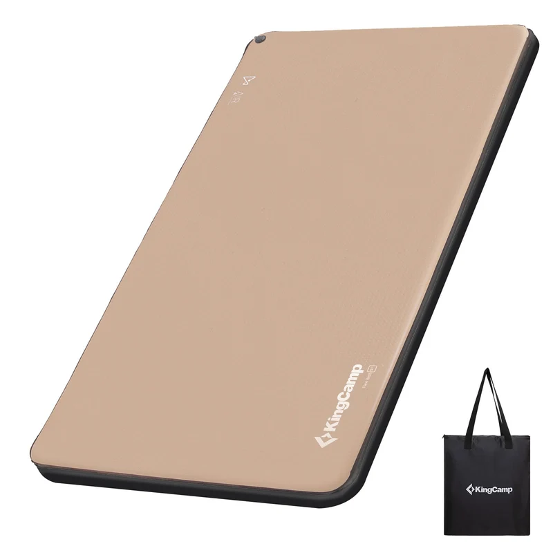 KingCamp FlexiRest 5.0 Plus Extra-Wide Inflatable Sleeping Pad - PVC-Free, Ultra-Lightweight Camping Mattress