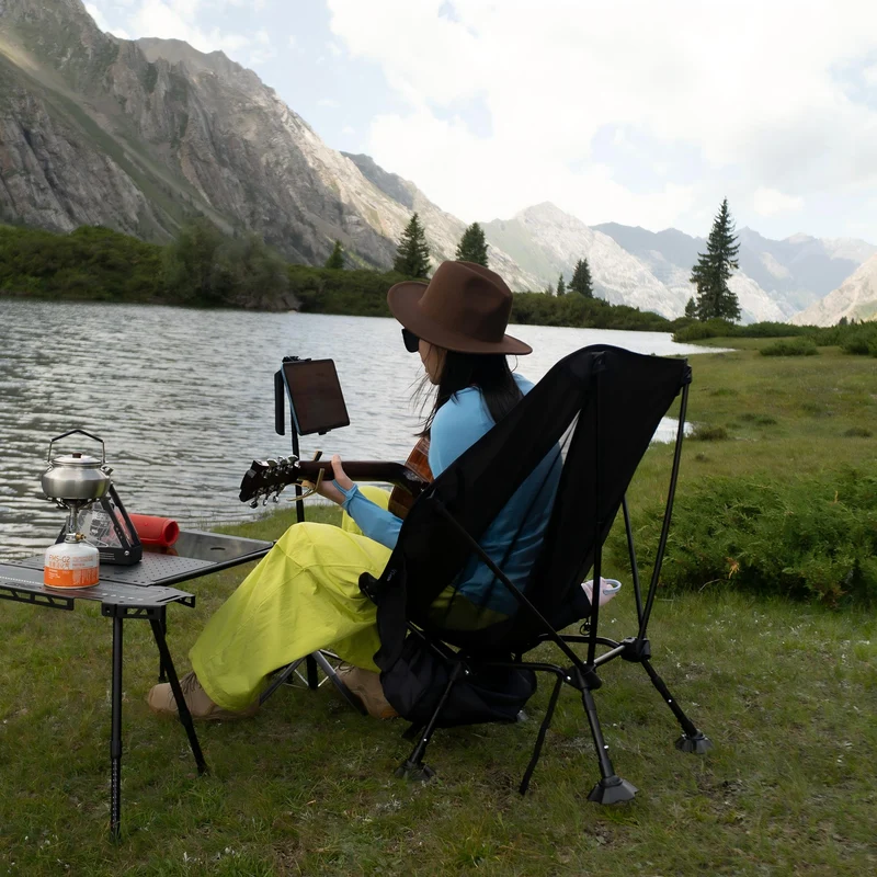 ATEPA Ultralight Backpacking Chair - 440lb Capacity, Compact Folding Camp Chair