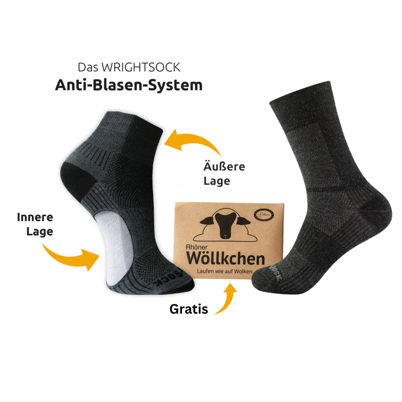 Anti Blasen Socken Bundle Frühling/Sommer | 3er Pack