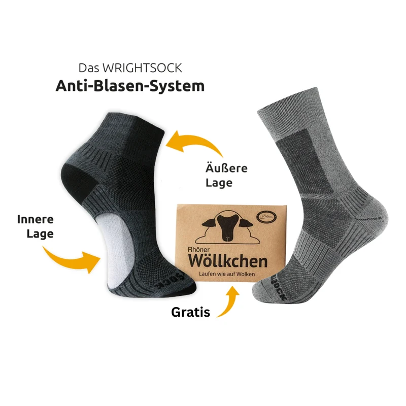 Anti Blasen Socken Bundle Frühling/Sommer | 3er Pack