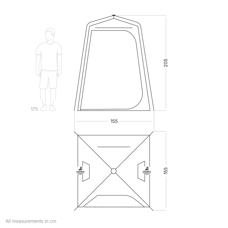 Qeedo Duschzelt Quick Shower Cabin