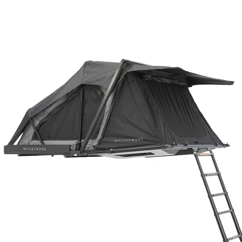 Hybrides Hartschalen-Faltzelt MAPLE 155 grau