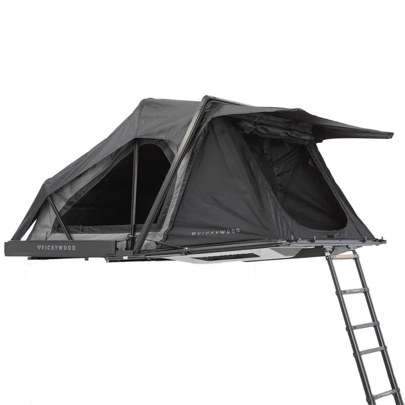 Hybrides Hartschalen-Faltzelt MAPLE 155 grau