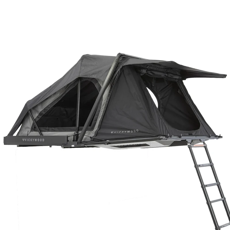 Hybrides Hartschalen-Faltzelt MAPLE 155 grau
