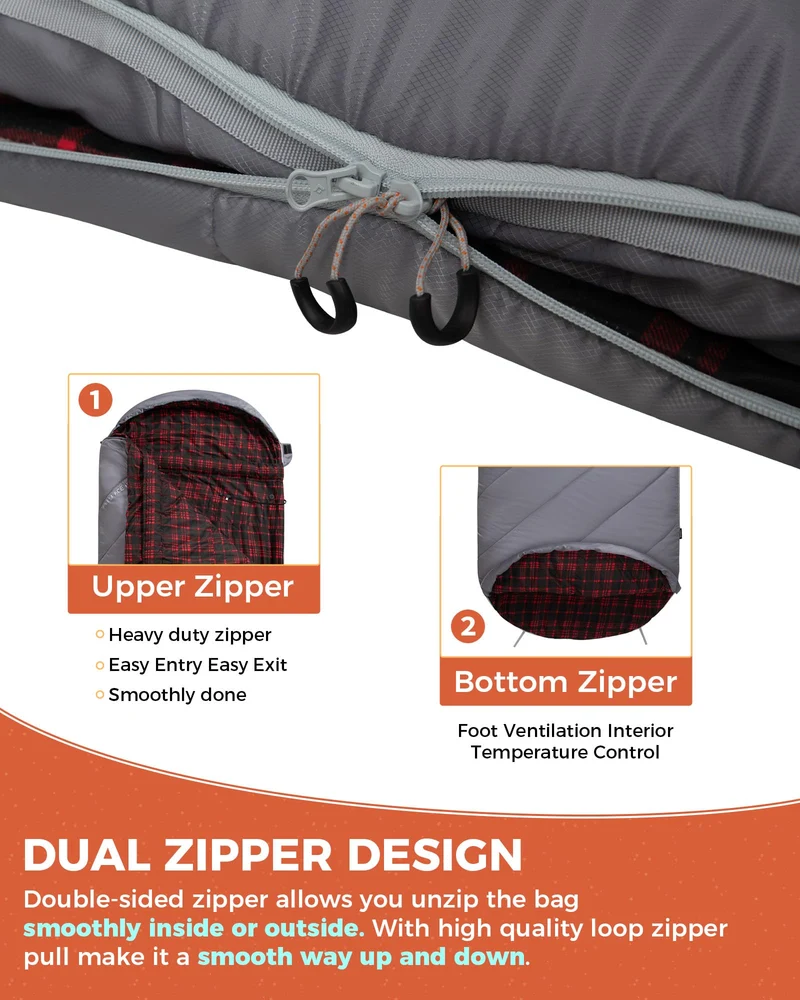 KingCamp FREESPACE HEATING 250 Heated Sleeping Bag