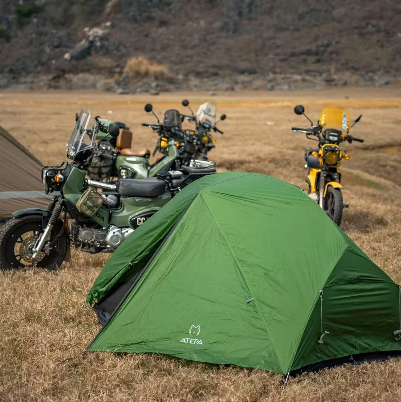 ATEPA Ultralight 1-Person Backpacking Tent for Hiking, Bikepacking & Motorcycle Camping