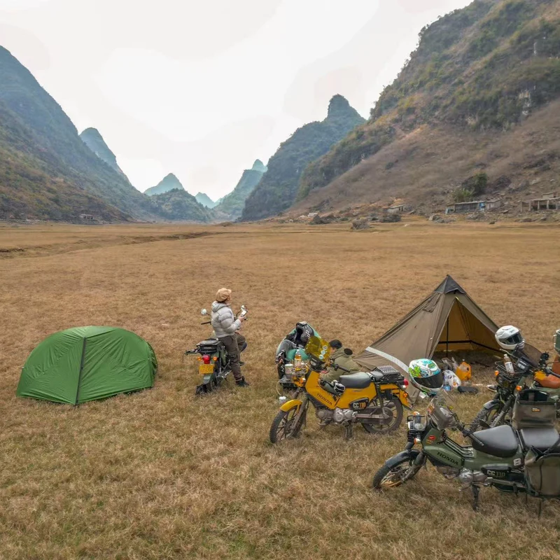 ATEPA Ultralight 1-Person Backpacking Tent for Hiking, Bikepacking & Motorcycle Camping