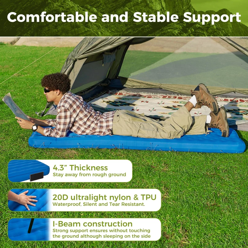 ATEPA All-Season Ultralight Insulated Sleeping Pad R-Value 6.6