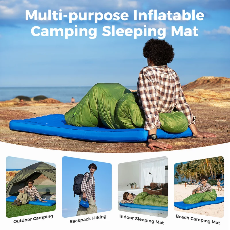 ATEPA All-Season Ultralight Insulated Sleeping Pad R-Value 6.6
