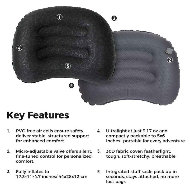 ATEPA Ultralight Inflatable Camping Pillow