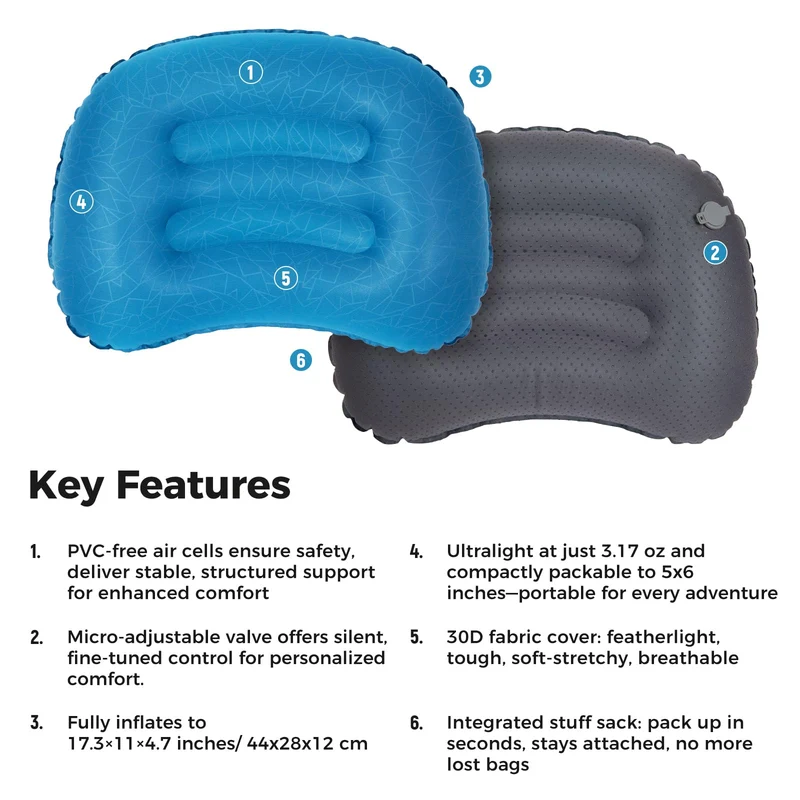 ATEPA Ultralight Inflatable Camping Pillow