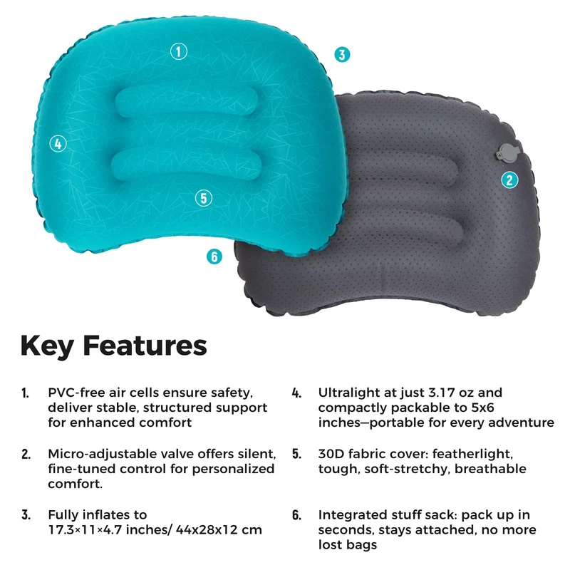 ATEPA Ultralight Inflatable Camping Pillow