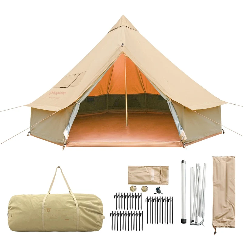 KingCamp KHAN 400/ 500 Canvas Bell Tents
