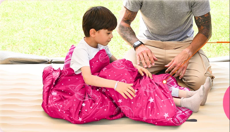 KingCamp Galaxy Zoo C 300 Kids Sleeping Bag – Adjustable Length