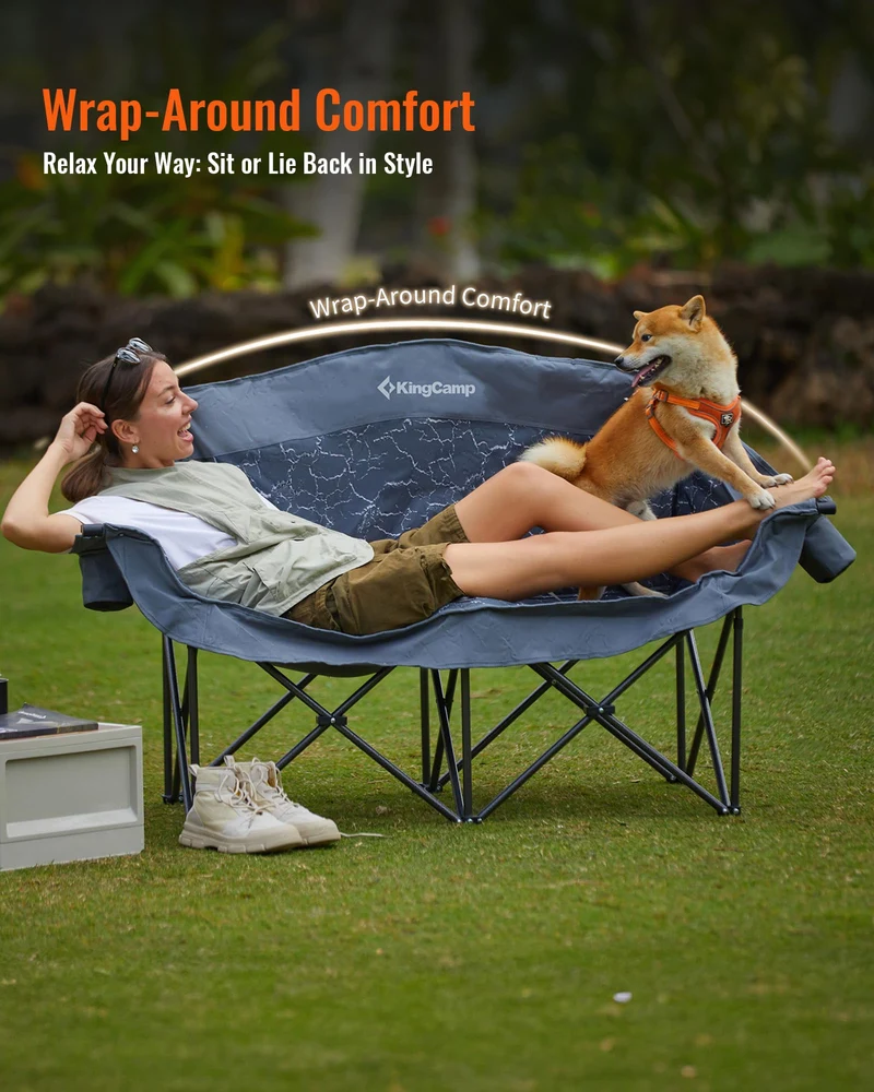 KingCamp Oversize Double Camping Loveseat
