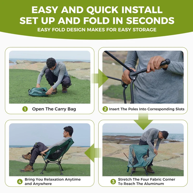 ATEPA UFO P30 Ultralight Camping Chair