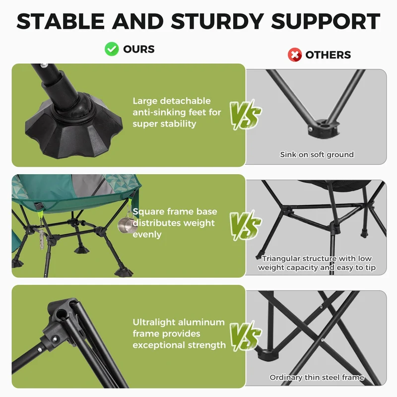 ATEPA UFO P30 Ultralight Camping Chair